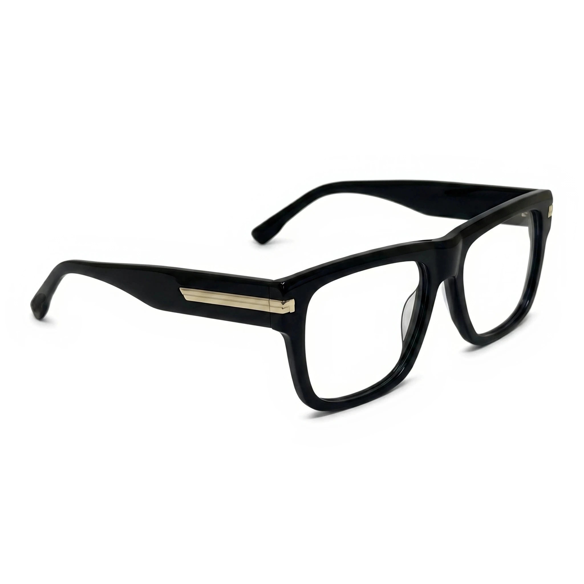 Bloc Black Square Eyeglasses