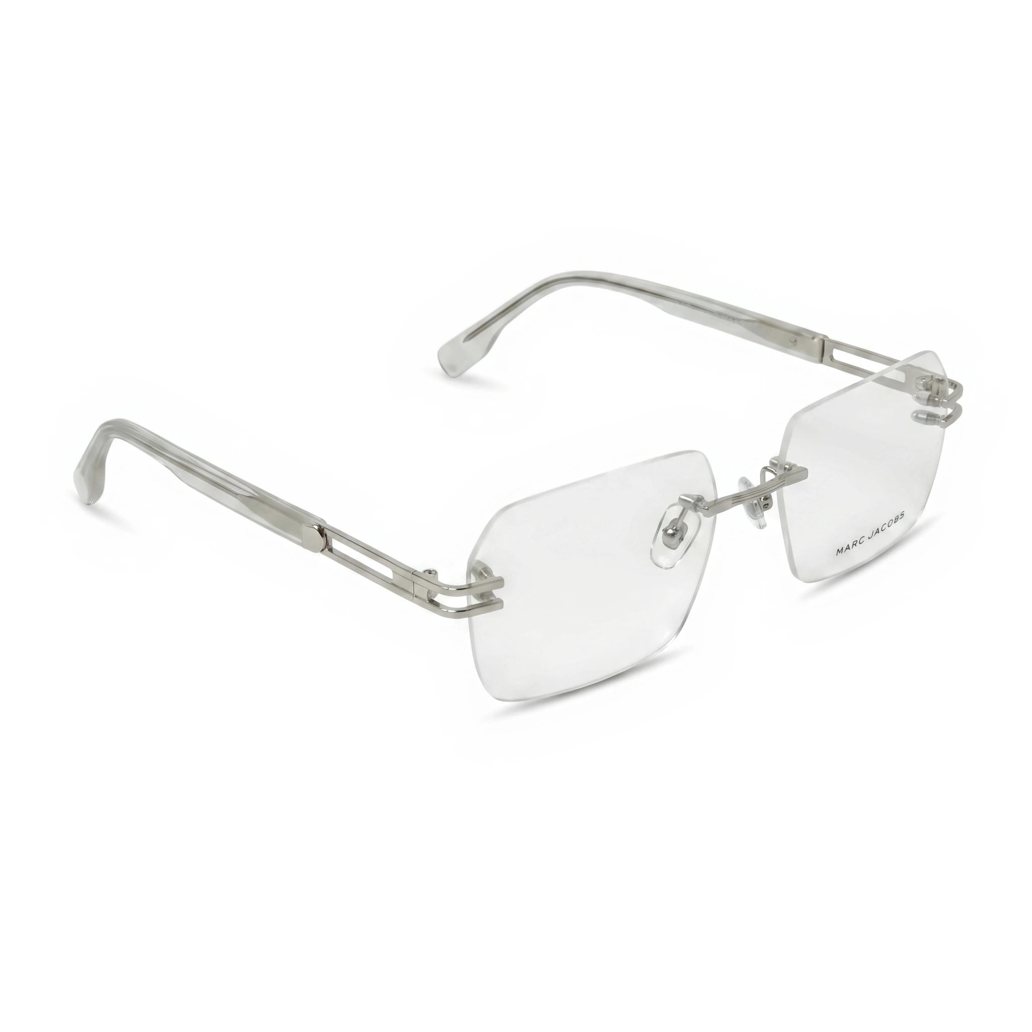 Wisp Silver Rectangle Eyeglasses