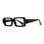 Kastel Black Rectangle Eyeglasses side view