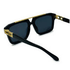 Atlas Black Square Sunglasses