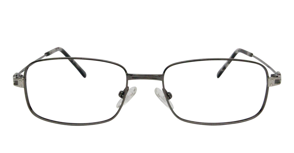front side of Diligent Eyeglasses - Silver