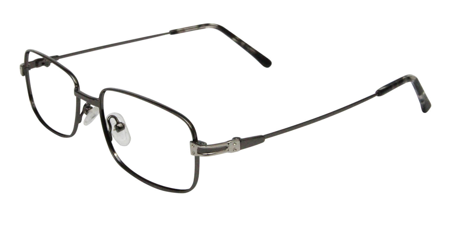 side pose of Diligent Eyeglasses - Silver