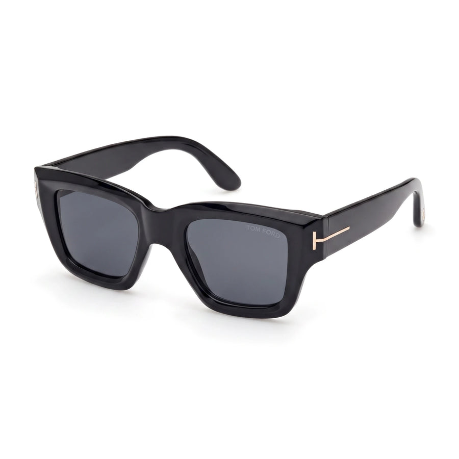 Girder Black Square Sunglasses