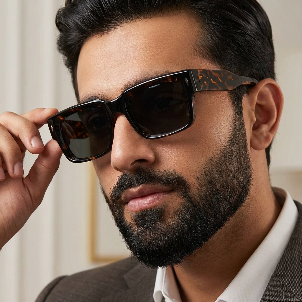 Retro Shade Black Tortoise Sunglasses