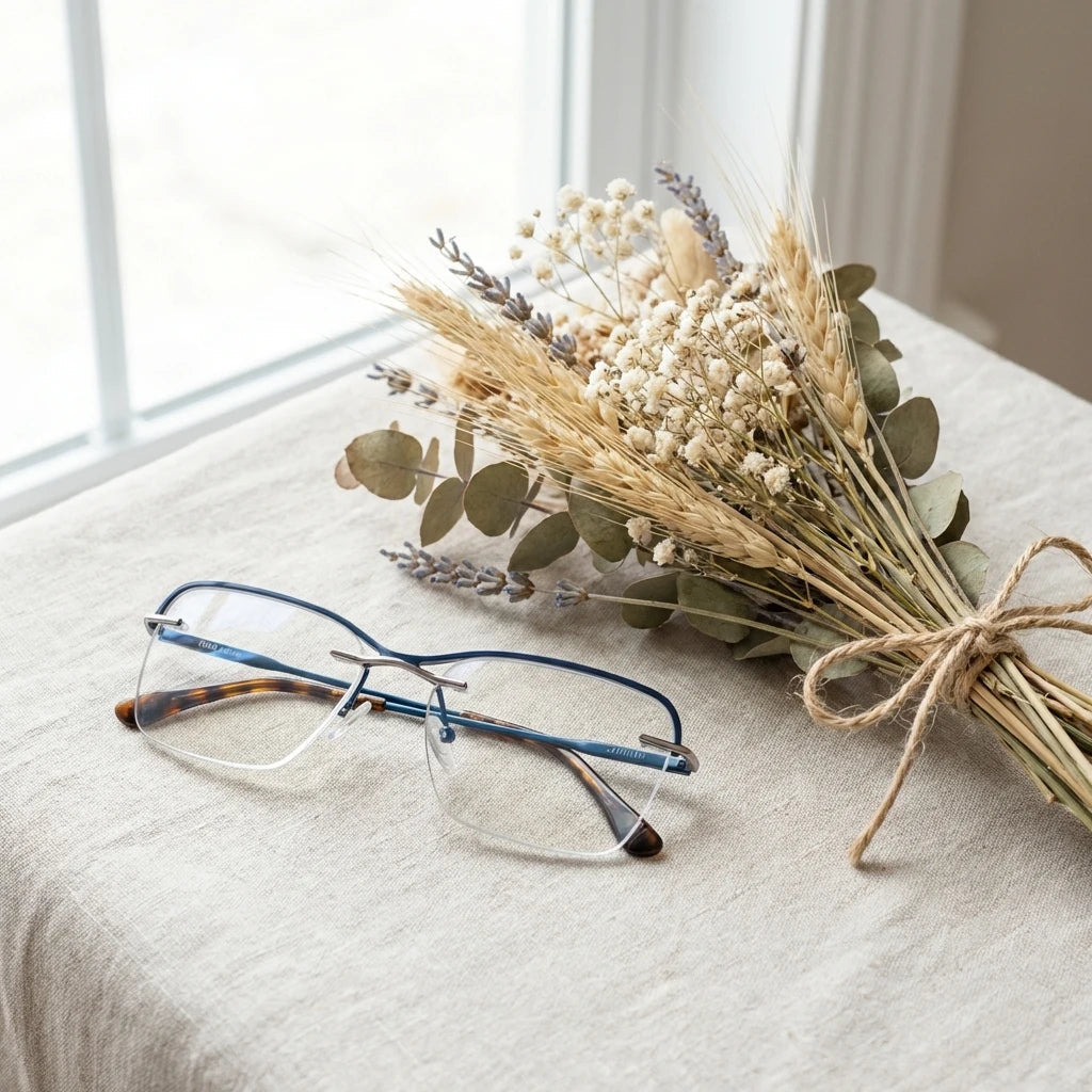 Aurenis glasses, styled