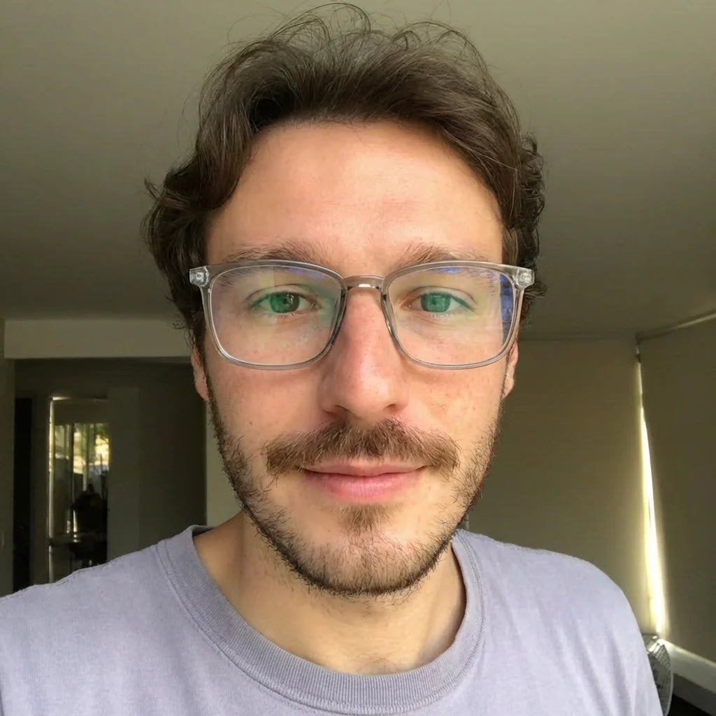 Easysight glasses, styled