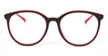 front side of Komorebi red glasses