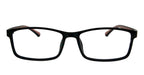 front side of Noteworth Eyeglasses - Black