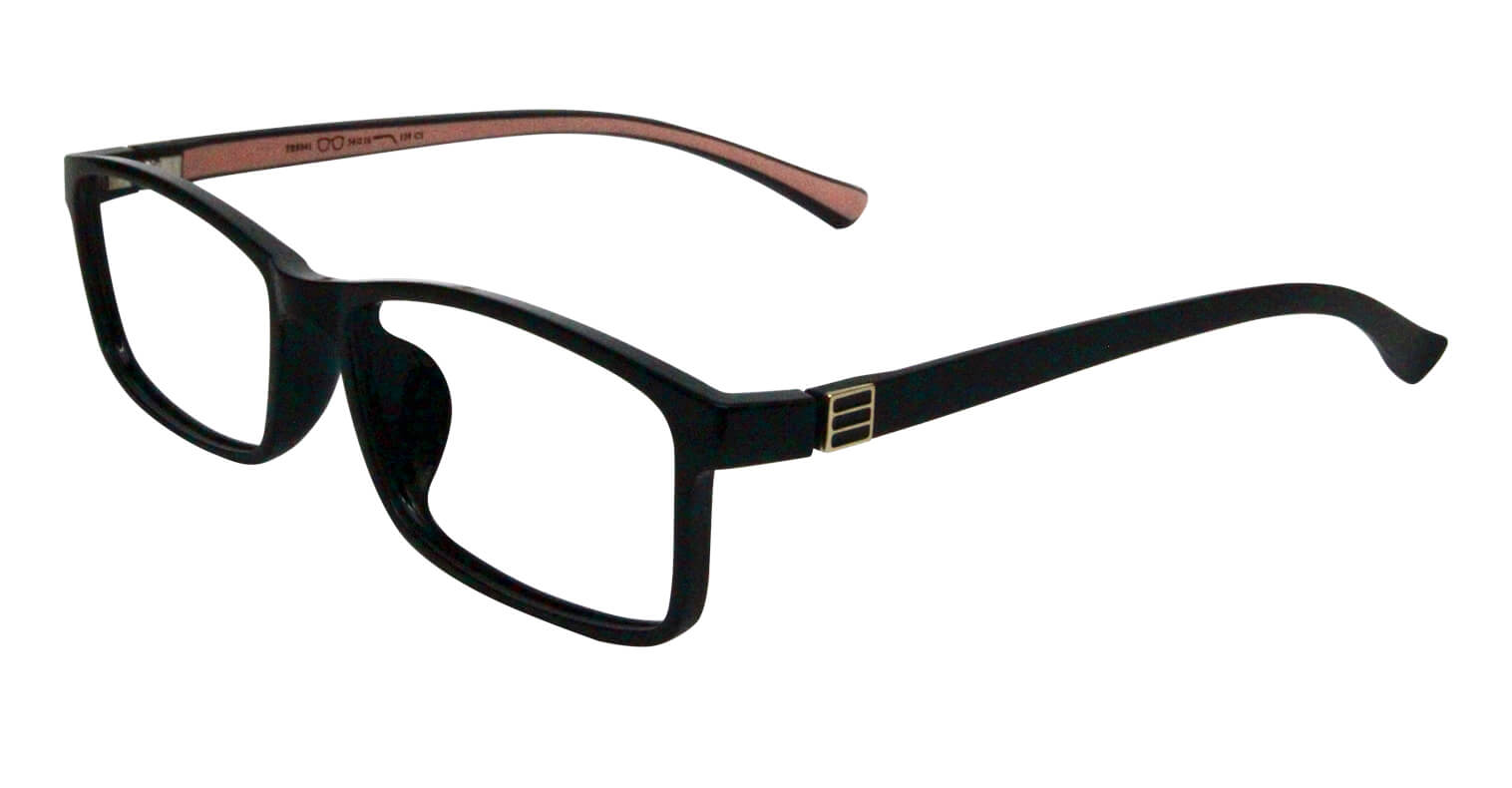 side pose of Noteworth Eyeglasses - Black