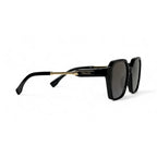 Etrex Black Geometric Sunglasses
