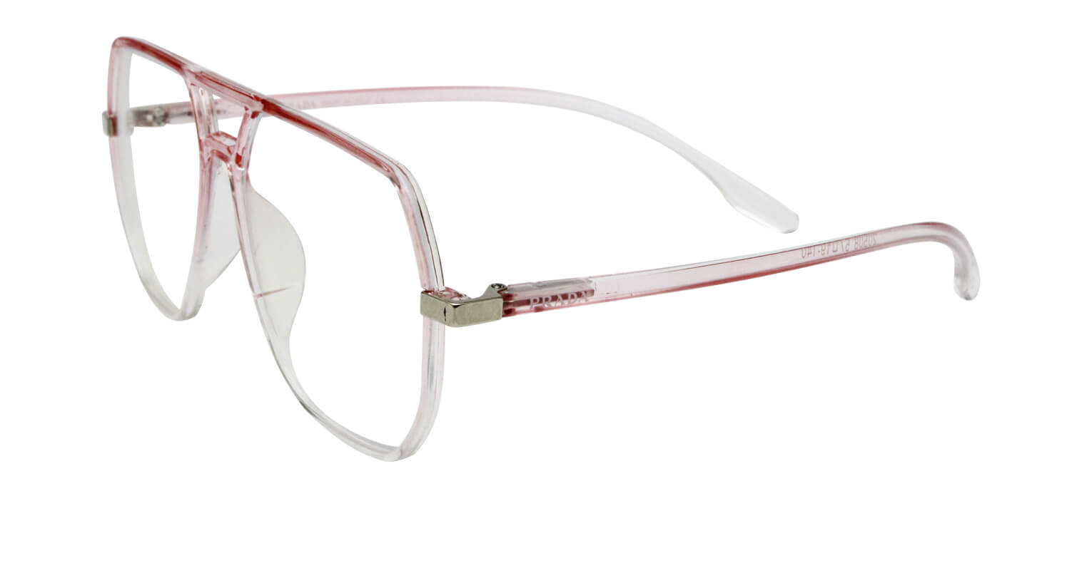 side pose of Flowery Eyeglasses