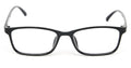 Ureshi rectangle black eyeglasses front side
