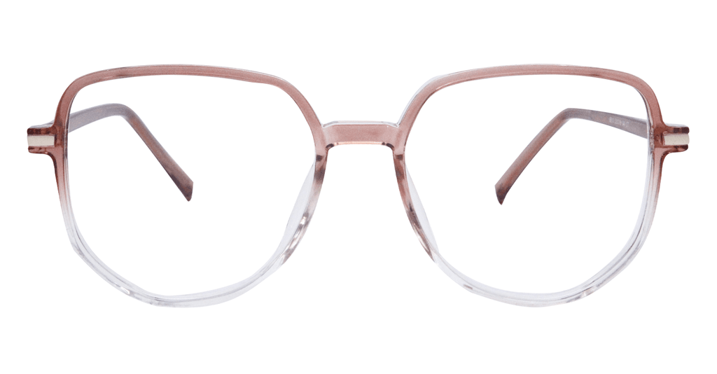 Virteous eyeglasses - Brownish transparent front side