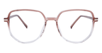 Virteous eyeglasses - Brownish transparent front side