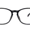 front side of Matchless black full frame eyeglasses