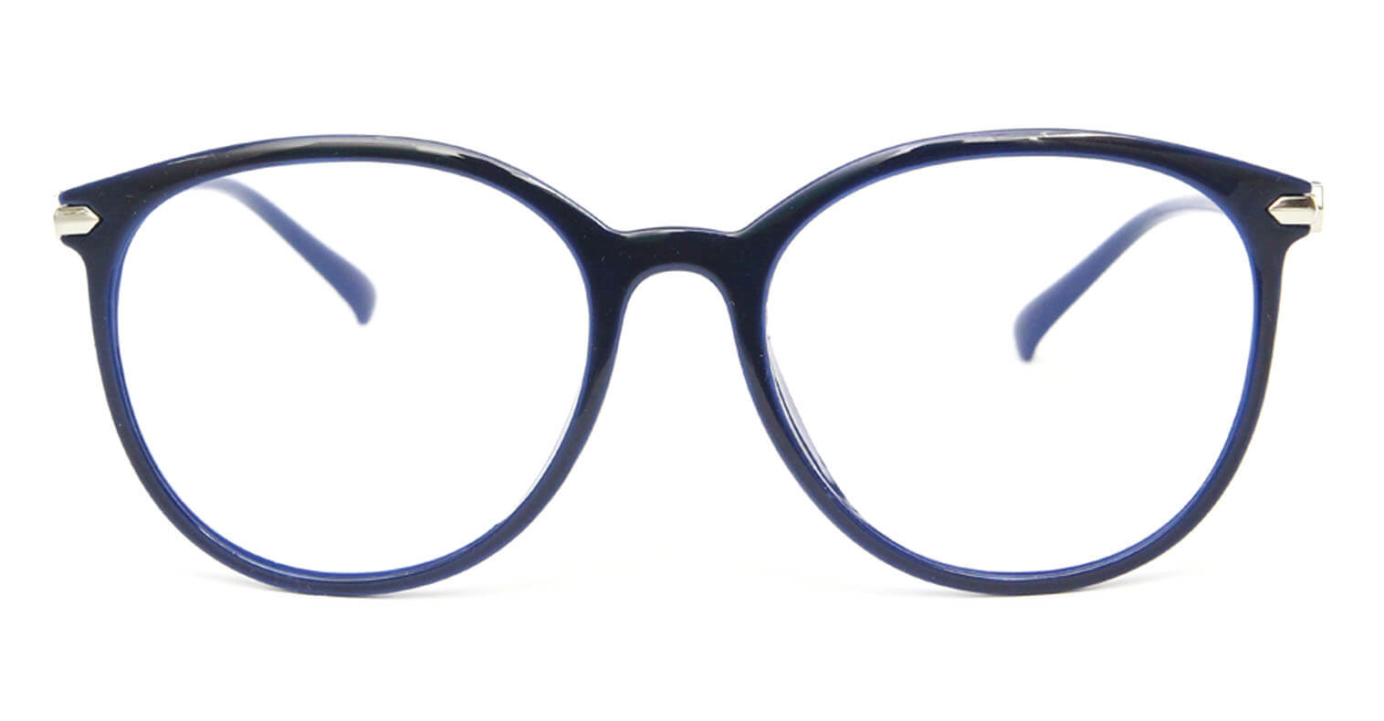 Komorebi Blue Front Komorebi blue eyeglasses front side