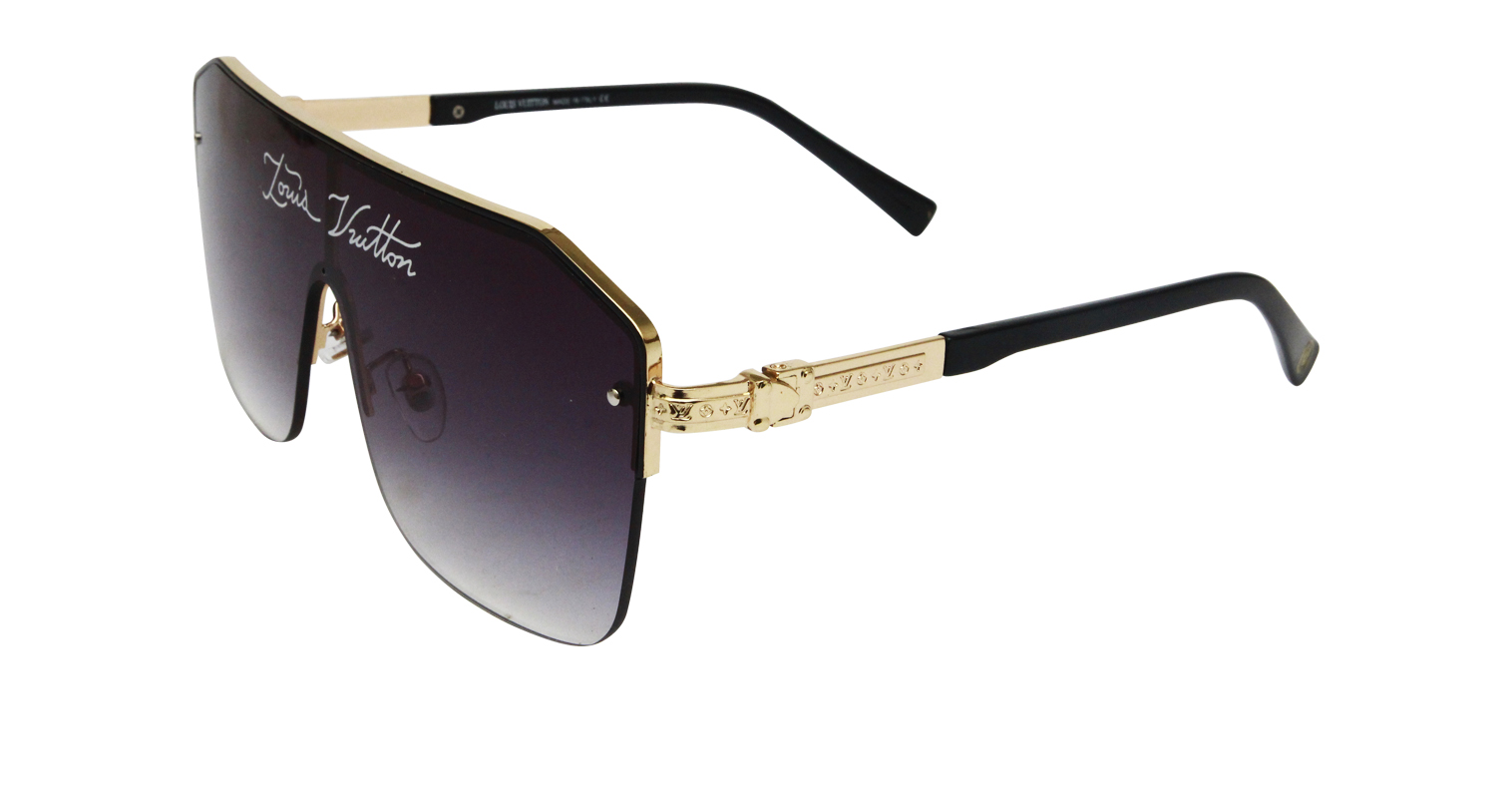 side side pose of Twee Sunglasses - Black Golden