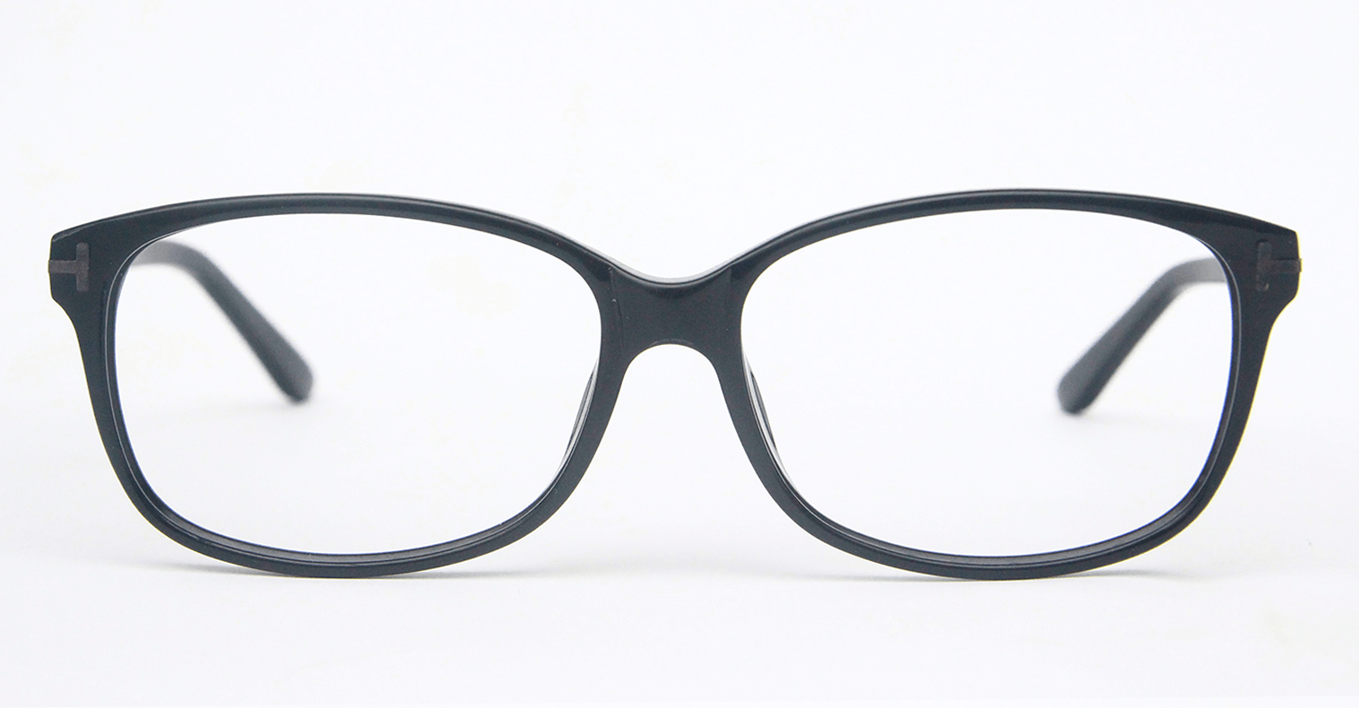front side of New Morshia square shape black full frame stylish eyeglass