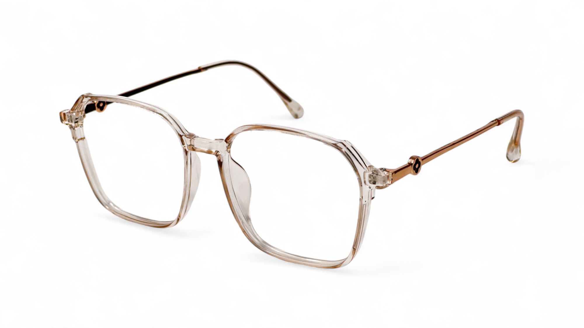 1 (6) Pink Transparent Eyeglasses